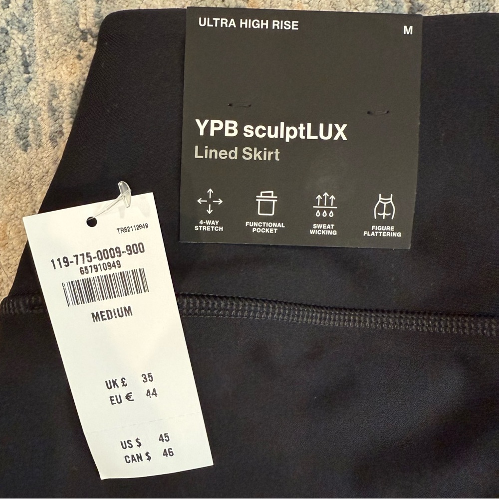 YPB Lined Athletic Skirt Medium